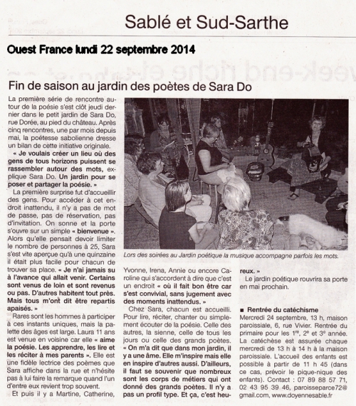 Oues France Sara Do Lundi 22 septembre 2014.jpg