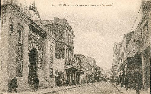 Rue d4arzew et le cinÃ©ma Alhambra
