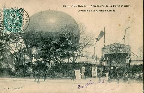 Champ-de-Mars. Première ascension aérostatique du ballon le Pole