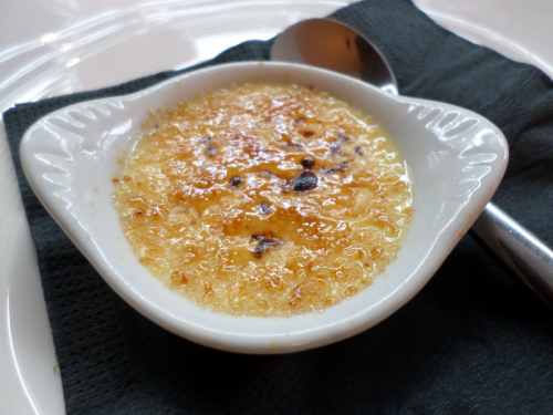 crème brûlée aux asperges