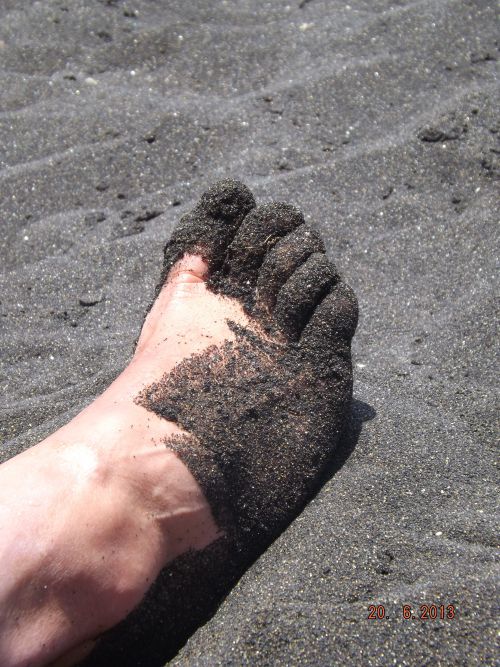 Surprenantes plages de sable noir...