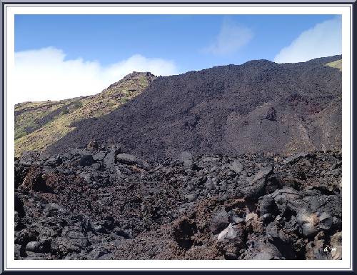 Coulée de lave de l'Etna