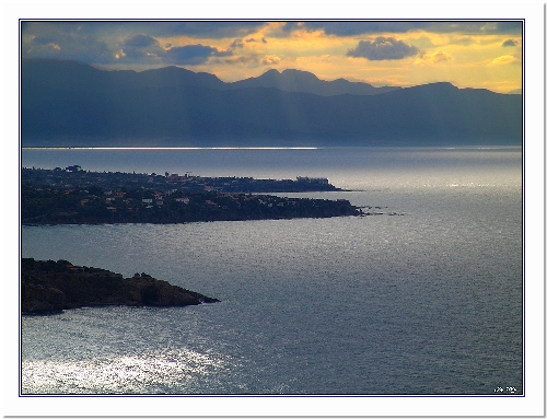 Crépuscule sur l'océan