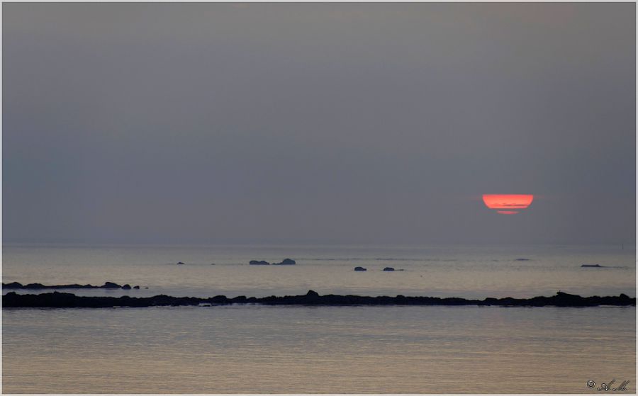 Coucher de soleil à Saint-Pabu