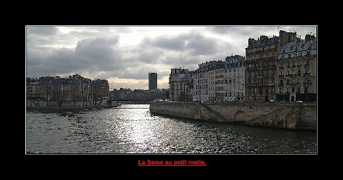 La Seine le matin