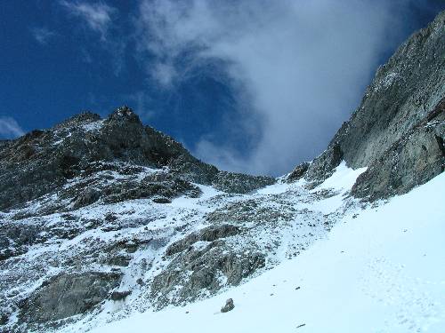 descente depuis le col