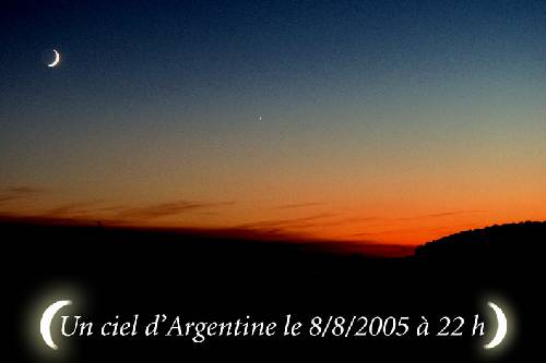 un ciel d'Argentine