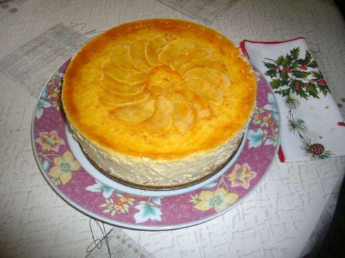 CheeseCake aux pommes.