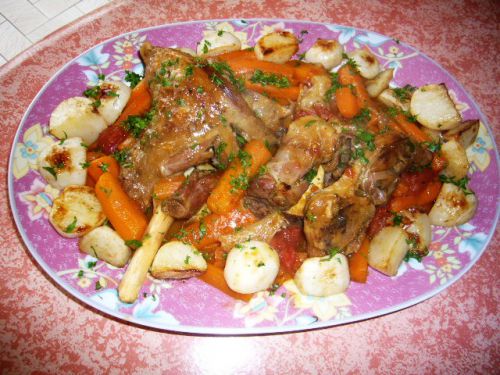 Souris d'agneau en cocotte