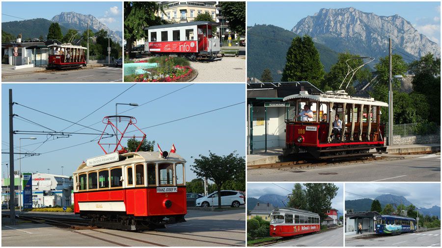 Les trams de Gmunden.