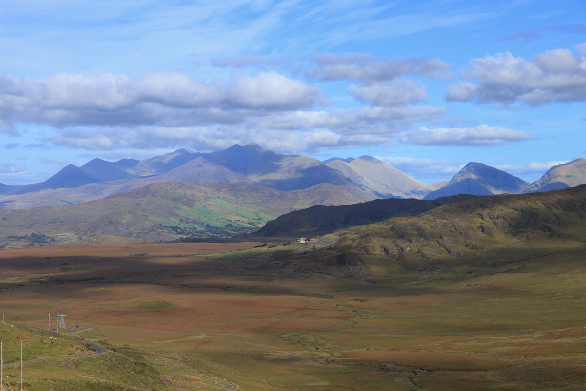 La chaîne des Mac Gillycuddy's Reeks