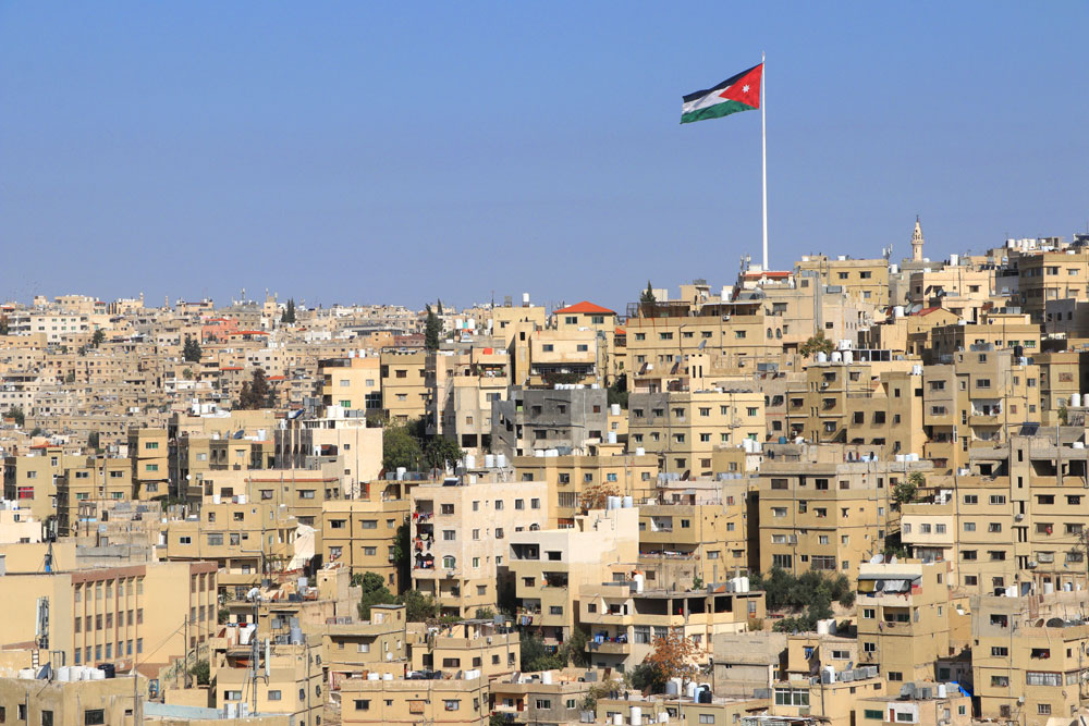 Amman quartier Est, depuis la citadelle.
