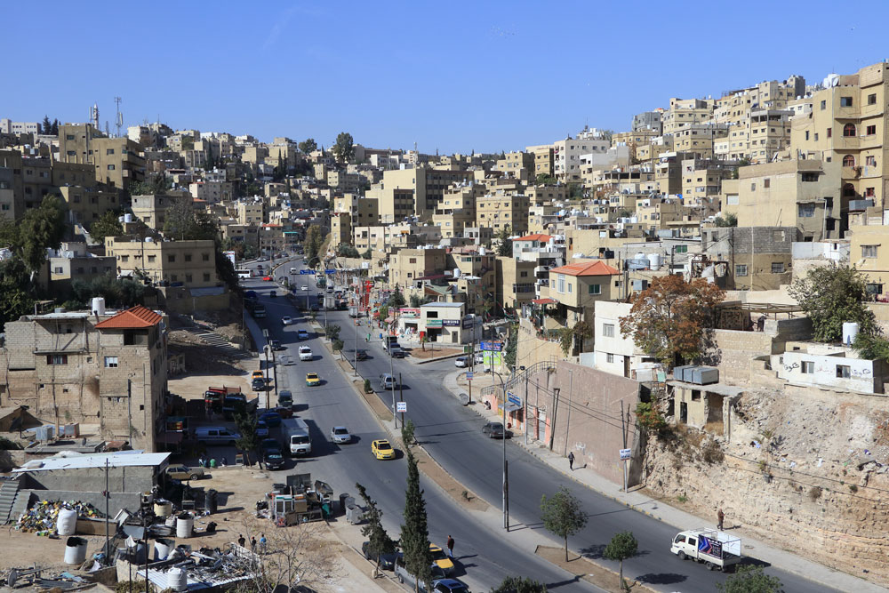 la Ville d'Amman, dans le quartier Est