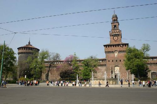 Milan Castello Sforzesco, Tour de Filarete.
