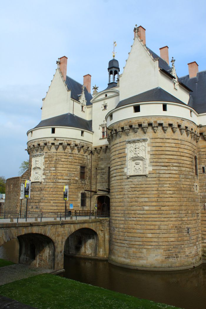 L'entrée du Château des ducs de Bretagne à Nantes