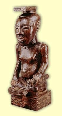 La célèbre statuette du roi Kuba : Shamba Mbalongongo (British Museum)