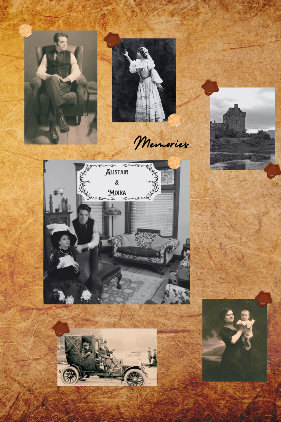 Beige and White Vintage Memories Photo Collage.png