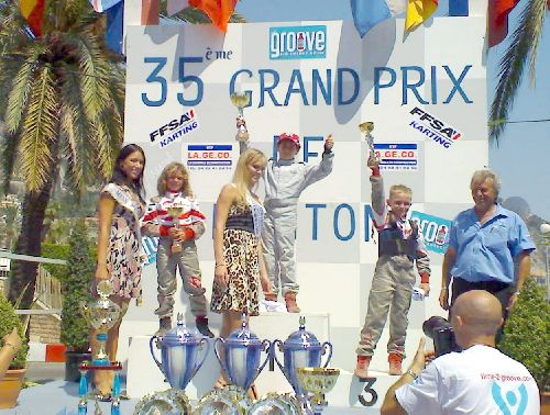 Romain Bonnetto vainqueur à Menton