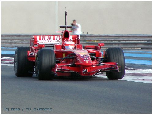 Kimi Raïkonnen (Test FIA / Circuit Paul Ricard 2008)