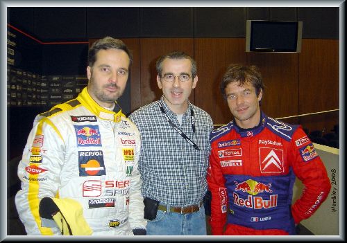Y. Muller - S. Loeb (Race Of Champions / Wembley 2008) - Photo M-P. R.