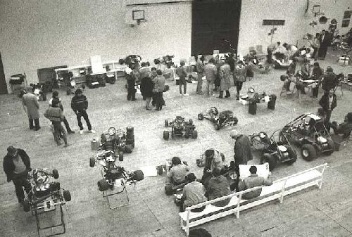 Le tout premier salon du Karting (Expokart 1983 / Photo AsK Villeurbanne)