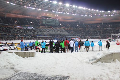 Départ de la finale Elite (Trophée Andros / Stade de France 2011)