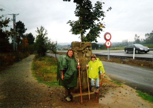 Sara et Camille toutes proches de l'arrivée à Santiago