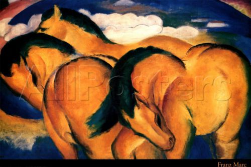 Petits chevaux jaunes de Franz Marc