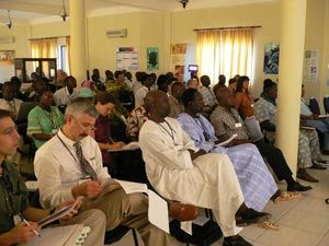 Session plènière lors de l'Atelier international sur le Moringa Oleifera tenu à Accra au Ghana du 16 au 18 Novembre 2006 à l'Hotel New Coco Beach