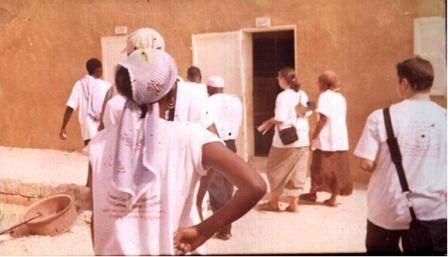 Activité de dépistage du trachome à l’école El Houda – Rosso, juin 2003