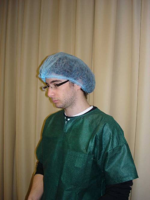 Un chirurgien en pseudo-tenue
