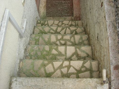 refection  escaliers de cave