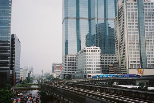 sky train, bangkok