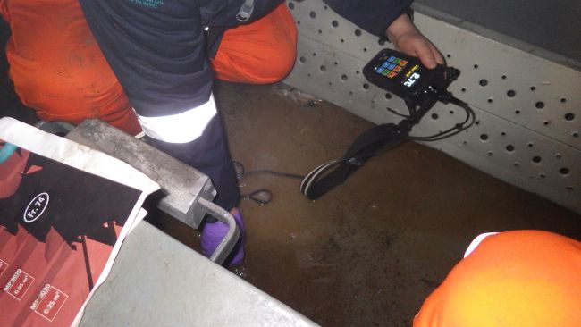 THICKNESS MEASUREMENT IN THE BALLAST - BASELINE MOHO NORD PROJECT - SOUTH KOREA - 2014