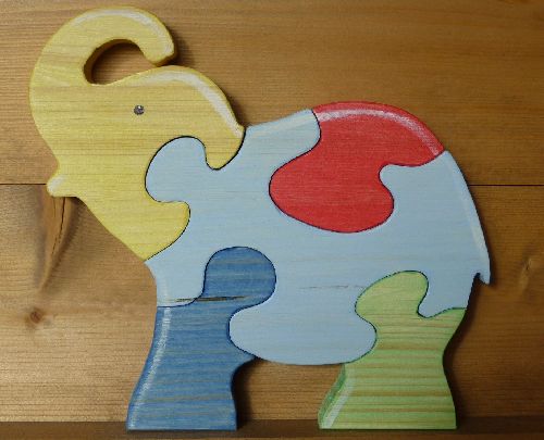petit puzzle elephant