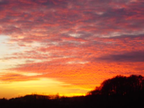 Feu dans le ciel