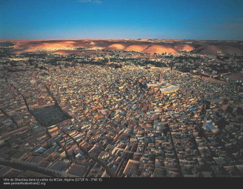 Ghardaia vue du ciel