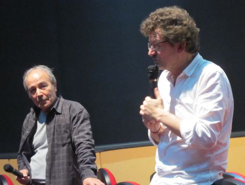 Michel  Brazier présente  Laurent  Becue  Renard  et anime le ciné débat