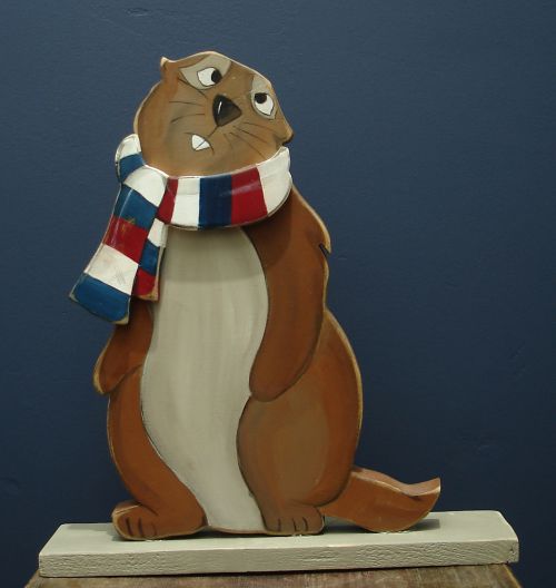 Marmotte avec son echarpe comme drapeau russe...  nr 10