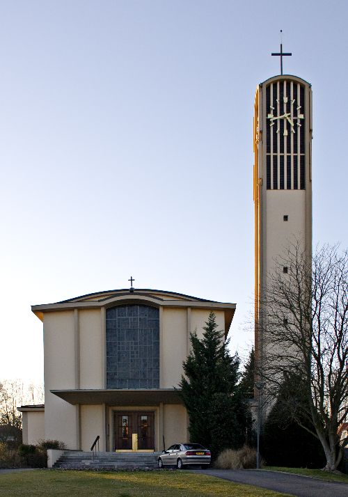 L\'église Notre-dame à Illkirch-Graffenstaden
