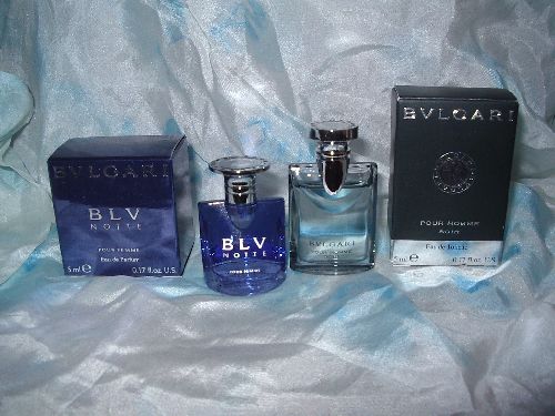 BLU NOTTE et  BULGARI HOMME 