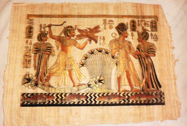Néfertari devant Khépri