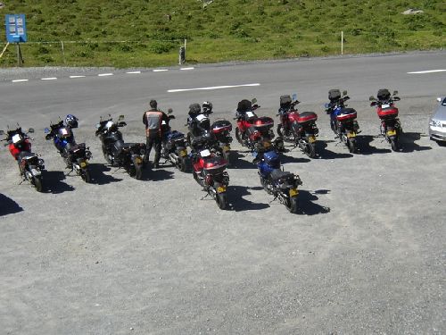 C'est bo des motos vues d'en ho