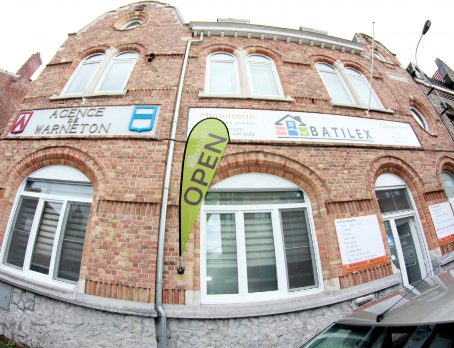 BATILEX se trouve dans l'ancienne banque ING, au 31 de la rue d'Ypres a Warneton