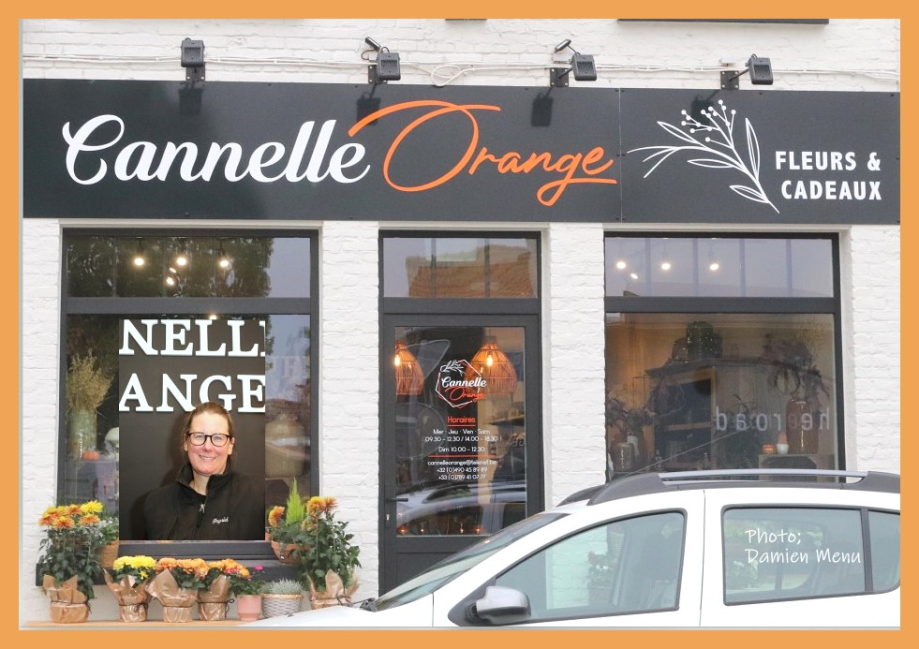 Blog Cannelle orange arrangement avec cadre