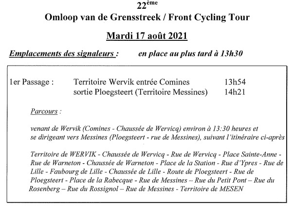 course Wervicq 1