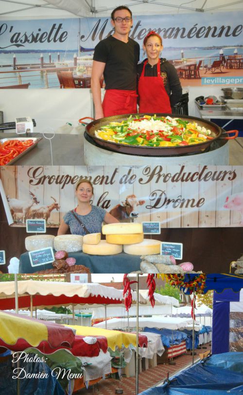 Les photos prises ce vendredi matin augurent un très gros succès pour le marché Provençal sur la place du Marché au Bizet