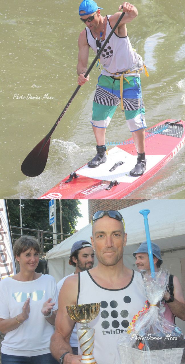 Le spécialiste du stand up paddle, Olivier Garet de Berck