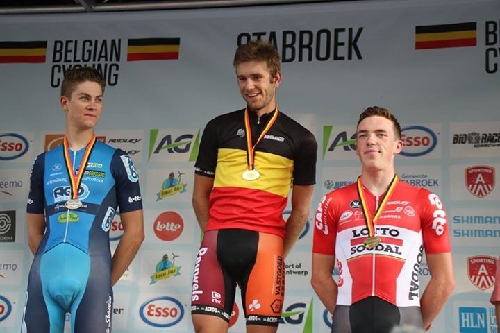 C'était la semaine dernière avec une belle seconde place pour Franklin Six au championnat de Belgique  sur route.