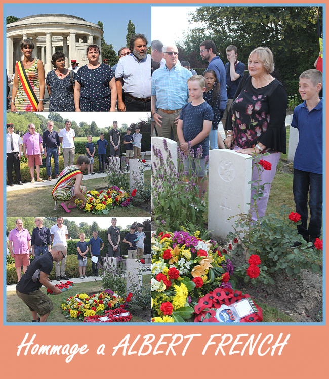 Albert French, le soldat exemplaire et courageux, n'est pas oublié !